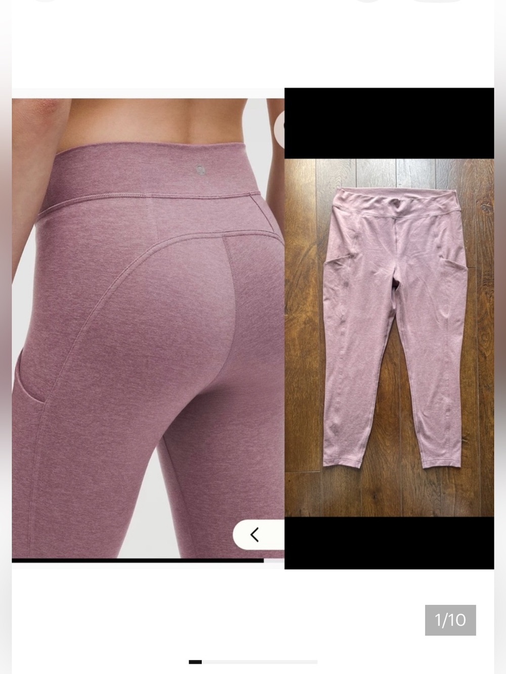 Lululemon Sz 14 Softy Suedey High Rise Leggigs. Pockets.